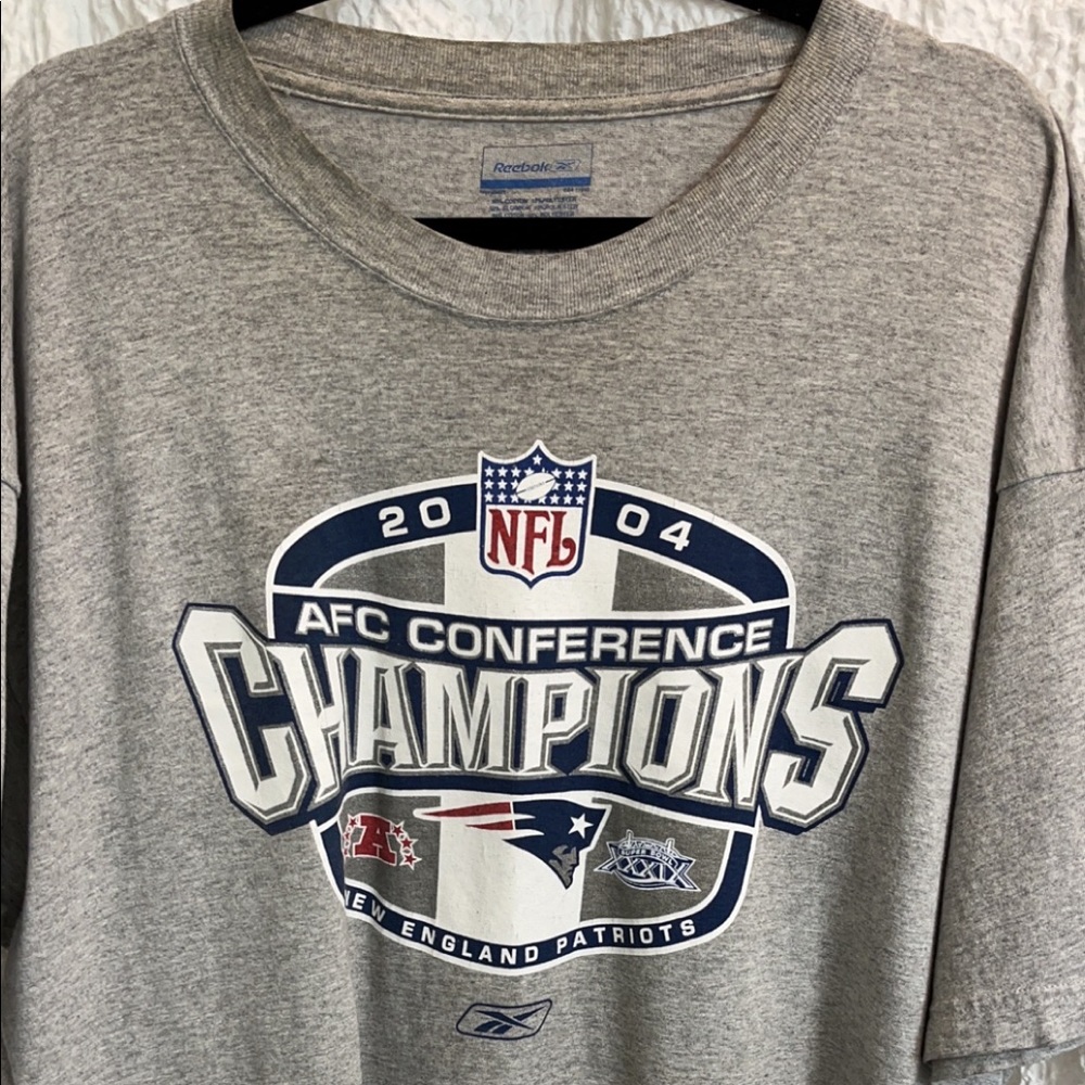 Vintage 2004 Patriots AFC Champions Tee